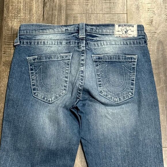 True Religion Women's Boyfriend Jeans Size 28 Blue Medium Wash Denim - Picture 6 of 9